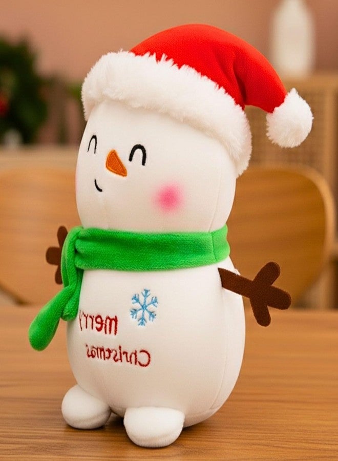 Tickles Cute Snowman with Cap & Scarf Soft Stuffed Plush Toy for Kids Boys & Girls Christmas Gift (Color: Multicolor Size: 18 cm) - Image 4